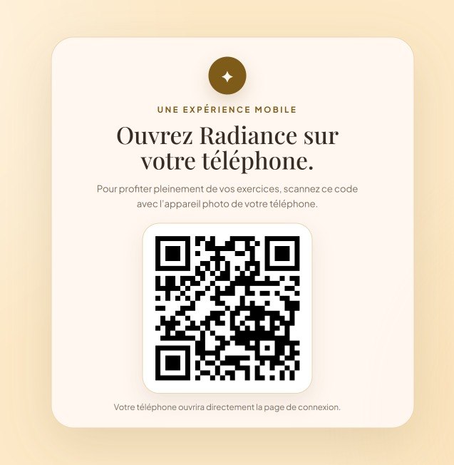 QR code Radiance