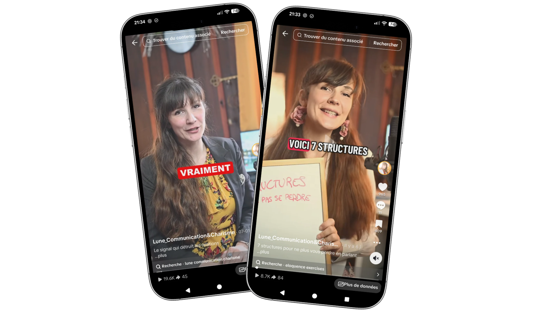 Vidéos TikTok et Instagram Lune Delachance